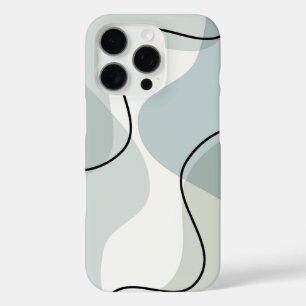 Weiches abstraktes Design - minimale ästhetische K iPhone 16 Pro Hülle
