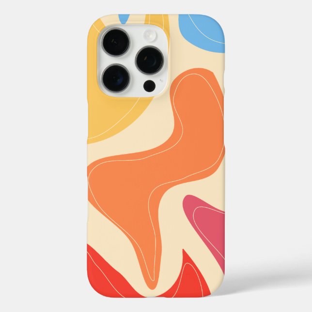 Weiches abstraktes Design - minimale ästhetische K Case-Mate iPhone Hülle (Rückseite)