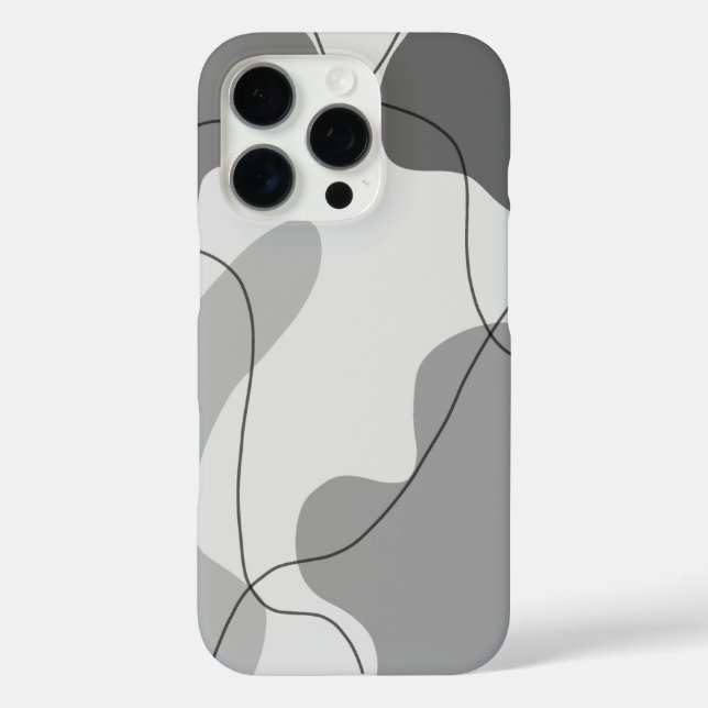 Weiches abstraktes Design - minimale ästhetische K Case-Mate iPhone Hülle (Rückseite)