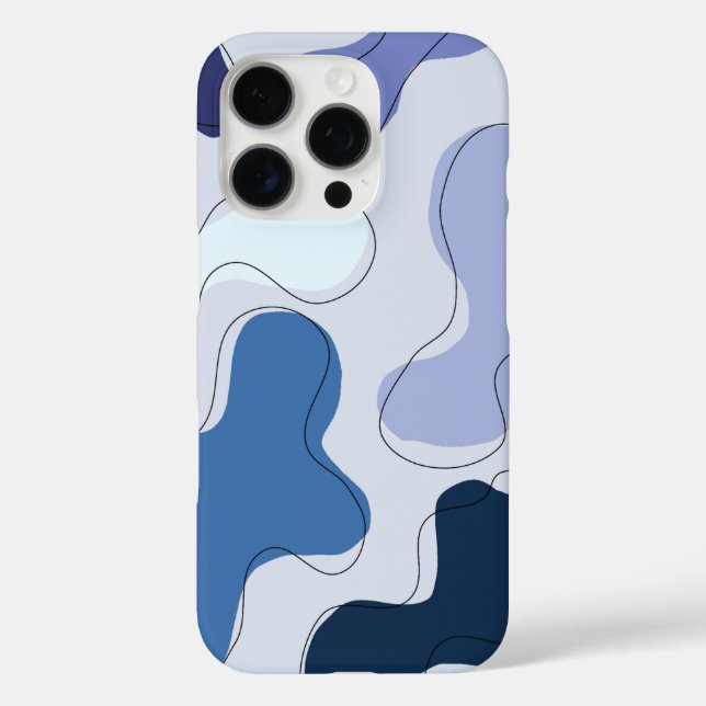 Weiches abstraktes Design - minimale ästhetische K Case-Mate iPhone Hülle (Rückseite)