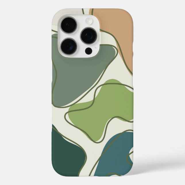 Weiches Abstraktes Herzdesign - Minimale ästhetisc Case-Mate iPhone Hülle (Rückseite)