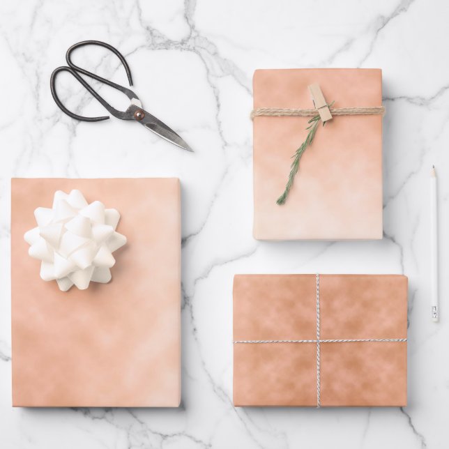 Weiches Anmachholz Geschenkpapier Set (Vorderseite)