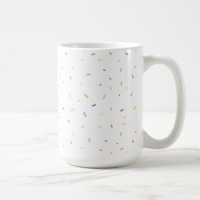 Weiches Aquarellmuster Kaffeetasse (Rechts)
