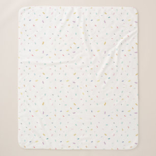 Weiches Aquarellmuster Sherpadecke