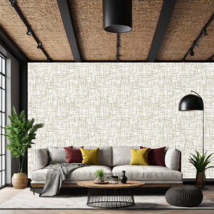 Weiches Beige und weißes Scratch-Muster Tapete
