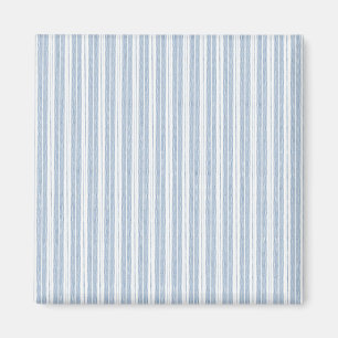Weiches Blaues Fischgrät-Farn-Gestreiftes Muster Magnet