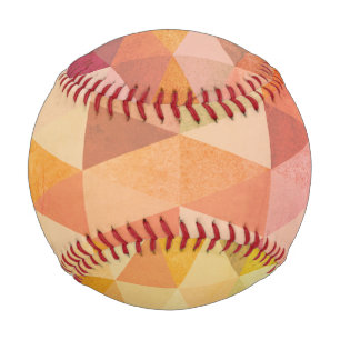 Weiches Dreieck-Geometrisches Muster Baseball