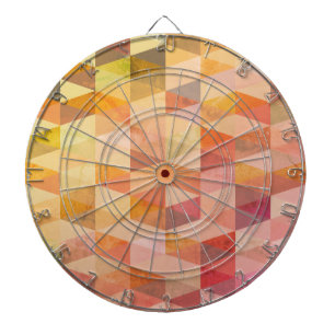 Weiches Dreieck-Geometrisches Muster Dartscheibe