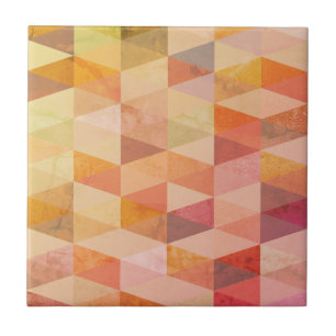 Weiches Dreieck-Geometrisches Muster Fliese