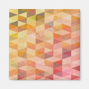 Weiches Dreieck-Geometrisches Muster Magnet