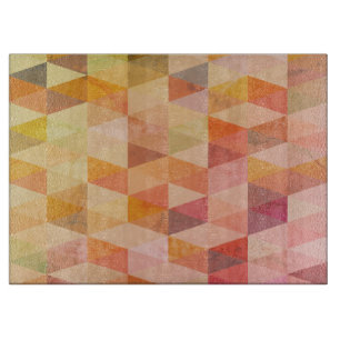 Weiches Dreieck-Geometrisches Muster Schneidebrett