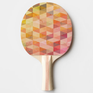 Weiches Dreieck-Geometrisches Muster Tischtennis Schläger