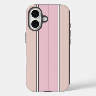Weiches Farbvertikalstreifen-Design iPhone 16 Hülle