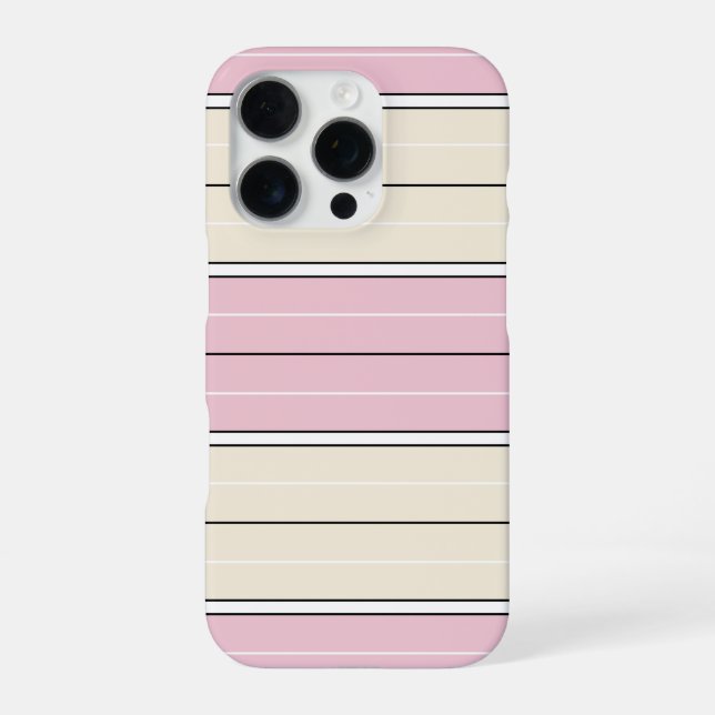 Weiches Farbvertikalstreifen-Design iPhone Hülle (Rückseite)
