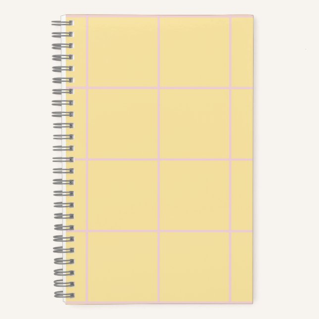 Weiches Farbvertikalstreifen-Design Notizbuch (Vorderseite)