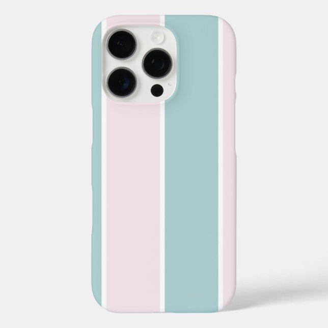 Weiches Farbvertikalstreifen-Musterdesign Case-Mate iPhone Hülle (Rückseite)