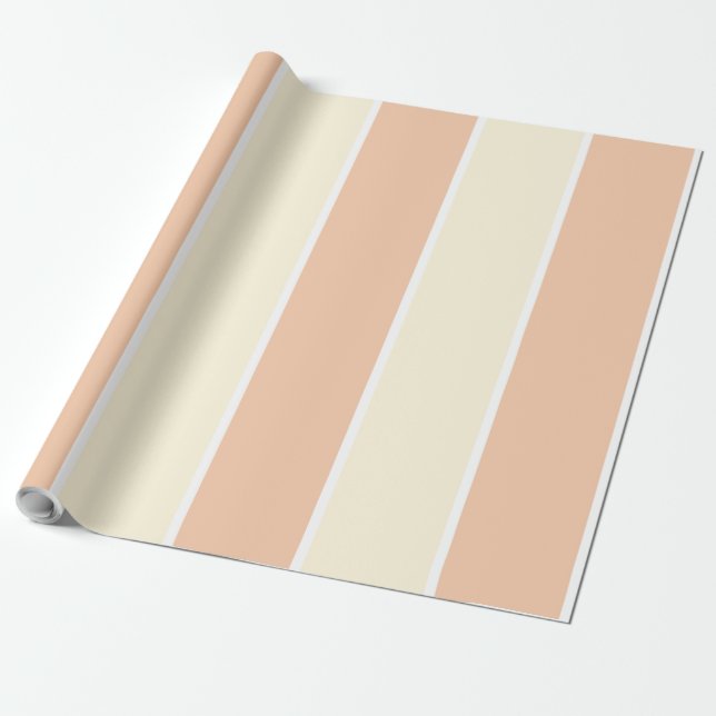 Weiches Farbvertikalstreifen-Musterdesign Geschenkpapier (Ungerollt)