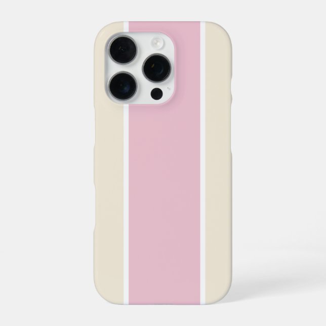 Weiches Farbvertikalstreifen-Musterdesign iPhone Hülle (Rückseite)