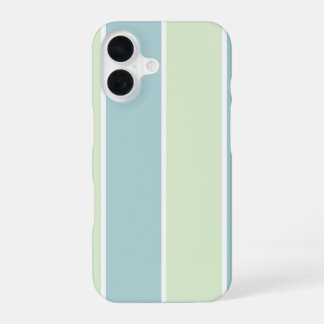 Weiches Farbvertikalstreifenmuster-Design iPhone 16 Hülle
