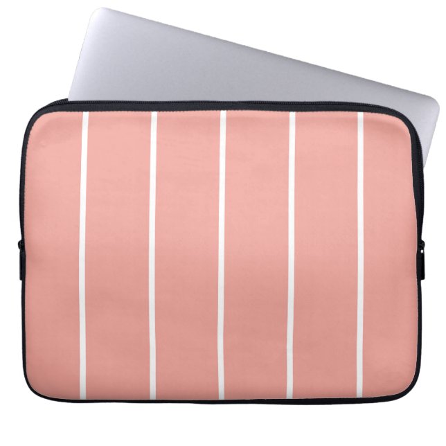 Weiches Farbvertikalstreifenmuster-Design Laptopschutzhülle (Vorderseite)