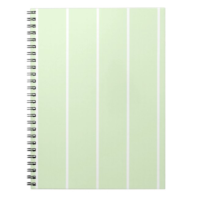 Weiches Farbvertikalstreifenmuster-Design Notizblock (Vorderseite)