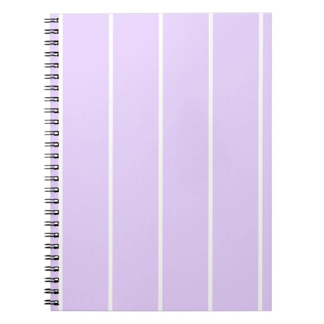 Weiches Farbvertikalstreifenmuster-Design Notizblock (Vorderseite)