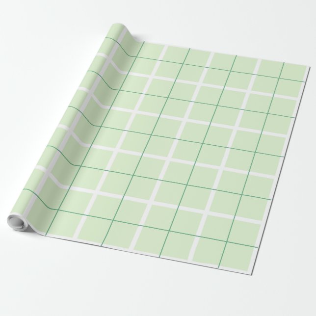 Weiches Farbvertikalstreifenmuster-Punkt-Design Geschenkpapier (Ungerollt)