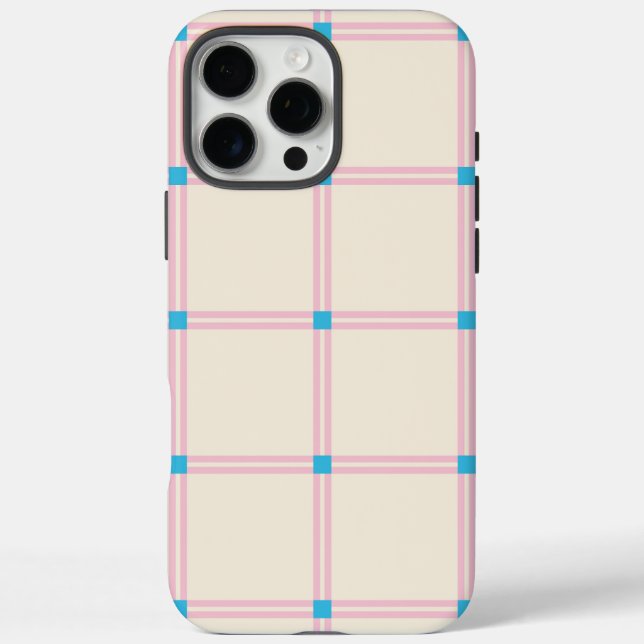 Weiches Farbvertikalstreifenmuster-Punktdesign Case-Mate iPhone Hülle (Rückseite)