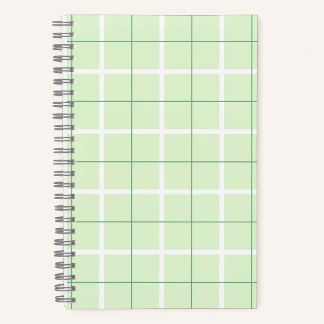 Weiches Farbvertikalstreifenmuster-Punktdesign Notizbuch (Vorderseite)
