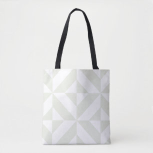Weiches Grau Geometrische Art Deco