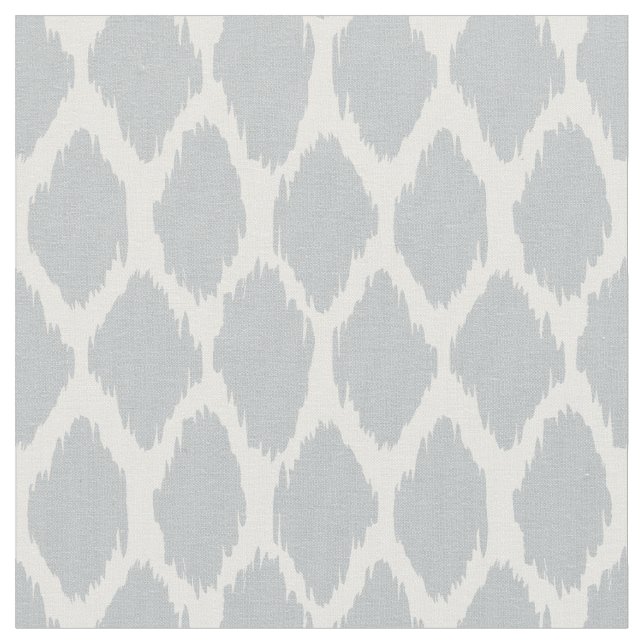 Weiches graues Ikat Ogee Muster Stoff (Nahaufnahme)