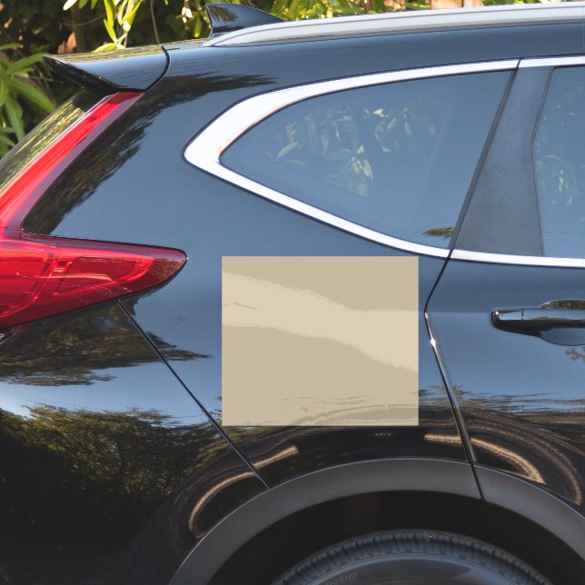 Weiches hellbeiges Hintergrunddesign – Hochzeitsde Aufkleber (Auto Seite)