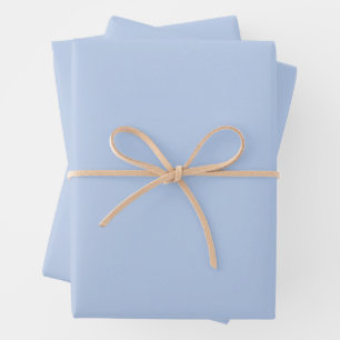 Weiches Himmelblau-Papierbögen Geschenkpapier Set