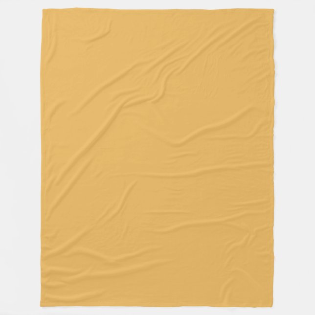 Weiches Honig-Gold-Fließdecke Fleecedecke (Vorderseite)