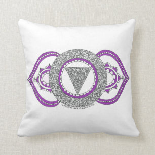 Weiches Kissen, welches das drittes Auge chakra Kissen