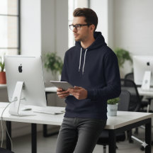 Weiches komfortables Kapuzenpullover stilvolles wa