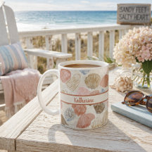 Weiches Küstenmeer-Muschel-Strandmuster