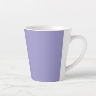 Weiches lila ästhetisches Latte-Makronen-Tasse Milchtasse