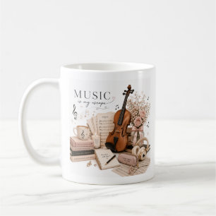 Weiches Luxus Musikliebhaber Geschenk Kaffeetasse