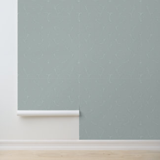 Weiches Minimalistisches Linienmuster auf blass bl Tapete