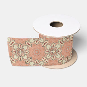 Weiches Muster der Farbe (Lachse) Satinband