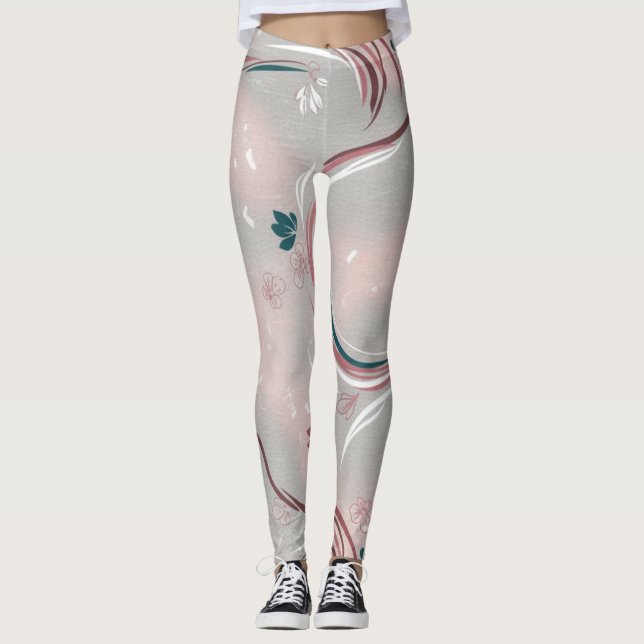 Weiches Muster Leggings (Vorderseite)