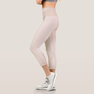 weiches neutrales Abstrakt Capri Leggings