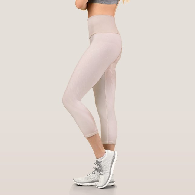 weiches neutrales Abstrakt Capri Leggings (Links)