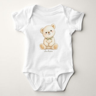 Weiches neutrales Bären-Baby-Andenken Baby Strampler