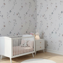 Weiches neutrales florales Cottagecore-Wildblumenm