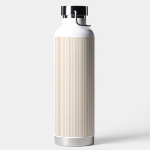 Weiches neutrales Streifenmuster Trinkflasche