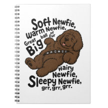 Weiches Newfie-Gedicht (brauner Newf)