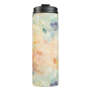 Weiches Pastell-Aquarell-Abstrakt Thermosbecher