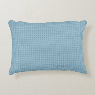 Weiches Pastell Babyblau Faux-Häkel-Nursery-Access Dekokissen